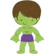 Matriz de Bordado Hulk Baby 